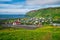 Beautiful town of Vik i Myrdal Iceland in summer