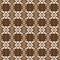 Beautiful traditional batik pattern with white brown color seamless design
