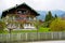 Beautiful traditional bavarian home at Schoenau, Lake Koenigssee, Bavaria Germany