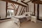Beautiful traditional beamed bedroom