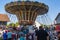 Beautiful traditional giant chain aviator at sunny day on the 4th of july at jugendfest brugg 2019