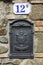 Beautiful traditional letter-box, Tuscany, Italy