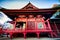 Beautiful traditional shrine at Tokyo, Japan