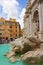 Beautiful Trevi fountain Piazza di Trevi Rome Italy