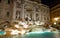 Beautiful Trevi Fountains in the city of Rome - Fontana di Trevi