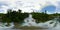 Beautiful tropical Aliwagwag Falls.360-Degree view. Philippines, Mindanao.