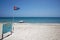 Beautiful tropical beach at the Caribbean island with white sands and stunning turquoise waters. Ancon beach near Trinidad in Cuba