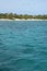 Beautiful tropical beach with turquiose sea & white sand on Green Island, Antigua, Caribbean.