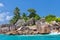 Beautiful tropical St. Pierre Island, Seychelles