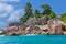 Beautiful tropical St. Pierre Island, Seychelles