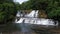 Beautiful tropical waterfall. Philippines, Mindanao.