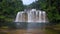 Beautiful tropical waterfall. Philippines, Mindanao.