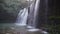 beautiful tropical waterfalls in a deep rainforest