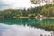 Beautiful Turquiose Forest Lake In Belopeska, Italy.