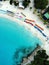 Beautiful turquoise Caribbean beach Sint Maarten