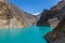 The beautiful turquoise colour of Attabad lake