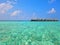 Beautiful turquoise sea with seascape resorts