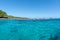 Beautiful turquoise sea from Sir Robert Wharf, Alofi, Niue.