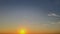 Beautiful twilight sunset sky panorama