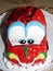 A beautiful unusual cake made to order, prepared for the child\'s birthday.