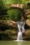 Beautiful Upper Falls at Old Man\'s Cave, Hocking Hills State Park, Ohio.