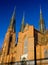 Beautiful Uppsala cathedral in sweden