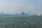 Beautiful urban landscape of the skyline of Mumbai