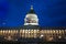 Beautiful Utah Capitol building during night