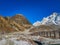 Beautiful Uttrakhand mountain photography, snow covered peaks