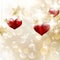 Beautiful valentine background with hearts. EPS 10