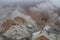 Beautiful valley of Jigokudani or "Hell Valley", located just Hokkaido Japan