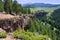 Beautiful valley and mountain landscape near Pagosa Springs in Colorado