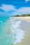 The beautiful Varadero beach in Cuba on a sunny summer day