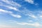 Beautiful vast blue sky with amazing cloud background. Shape independent, Elements of nature.