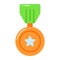 Beautiful vector of award badge, icon of star badge