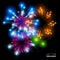 Beautiful Vector Fireworks