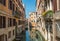 Beautiful Venice Canal. Homes of Venezia, Italy