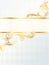 Beautiful vertical rococo wedding banner