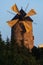 Beautiful vertical shot of a large windmill - perfect for background