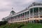 Beautiful victorian hotel on the Mackinac island, USA