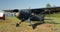 Beautiful video of an old restored airplane standing on the ground