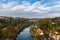 Beautiful view of Aare river in Bern from KornhausbrÃ¼cke, Switzerland