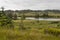 Beautiful view from above at Sixes river in Oregon