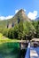 The beautiful view of Acherkogel mountain in Oetztal Alpen Tirol Austria