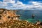 Beautiful view Algarve coast near beach Praia do Camilo, Portugal