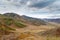 Beautiful view along Chuysky tract, Altai Republic, Russia, natural autumn landscape, mountains