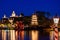 Beautiful view of The American Adventure and Japan Pavillions at Epcot 58.