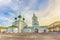 Beautiful View of the ancient Russian city of the Golden ring Kostroma