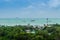 Beautiful view of Ao Makham (Makham bay) and Panwa cape, view fr