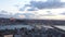 Beautiful view of Ataturk Bridge and Golden Horn Bridge in the evening, a beautifully illuminated city